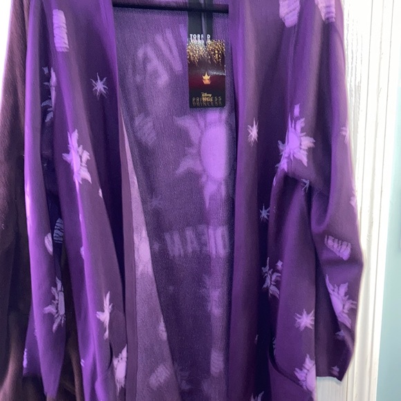 🎊DRAPE CARDIGAN - DISNEY TANGLED DREAM PURPLE - Picture 4 of 11